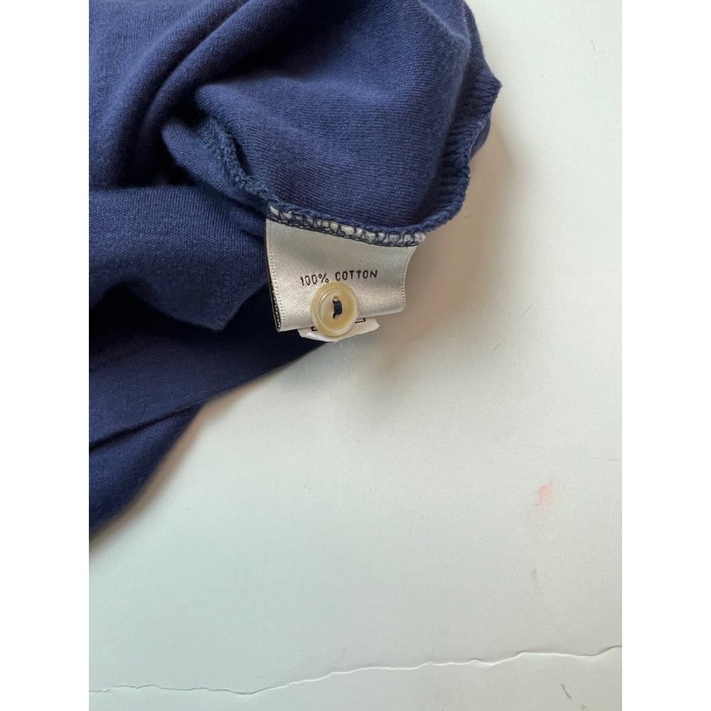 Peter Millar Men Golf Polo Shirt Navy Blue 100% Cotton Short Sleeve Large XL - Picture 6 of 6